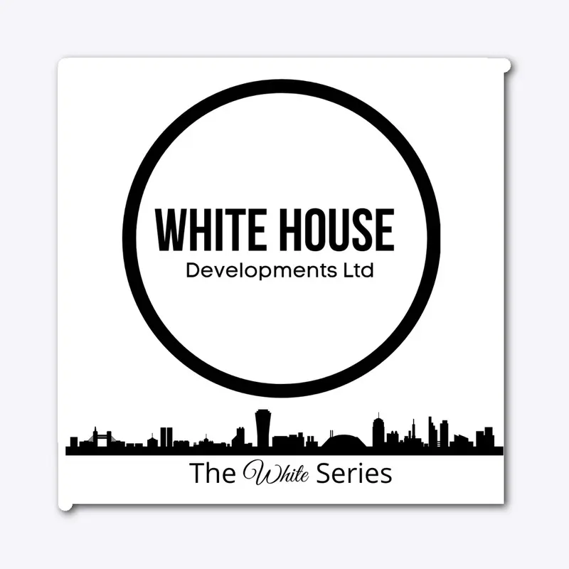 White House Developments Die Cut Sticker